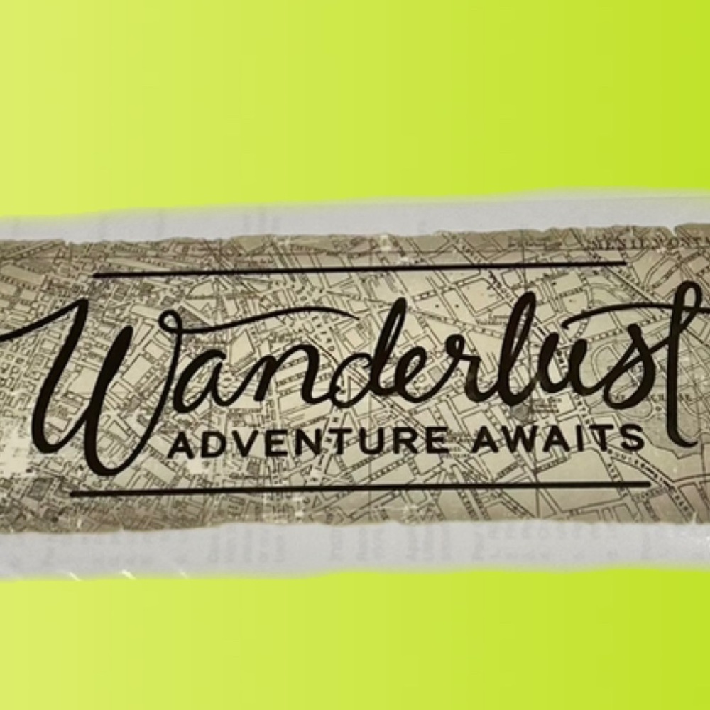 COPY - Wanderlust Iron-on Decal